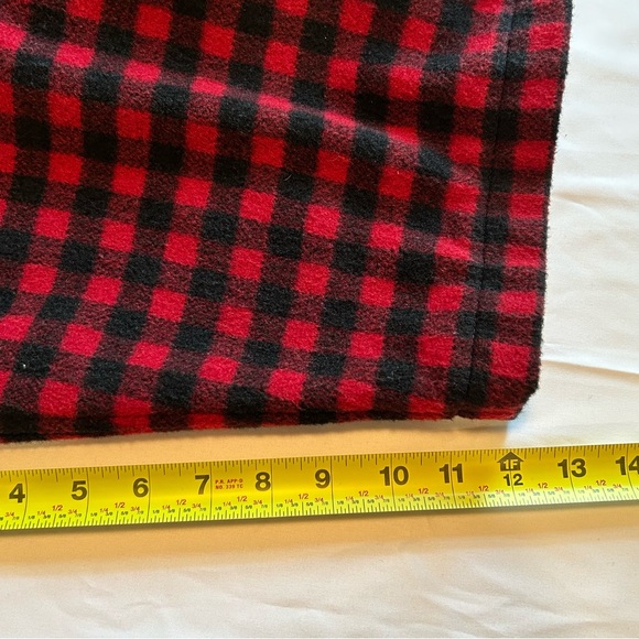 J Crew Men’s Buffalo Plaid Red & Black Wool Blend Full Front Zip Jacket EUC SZ L - Picture 10 of 16